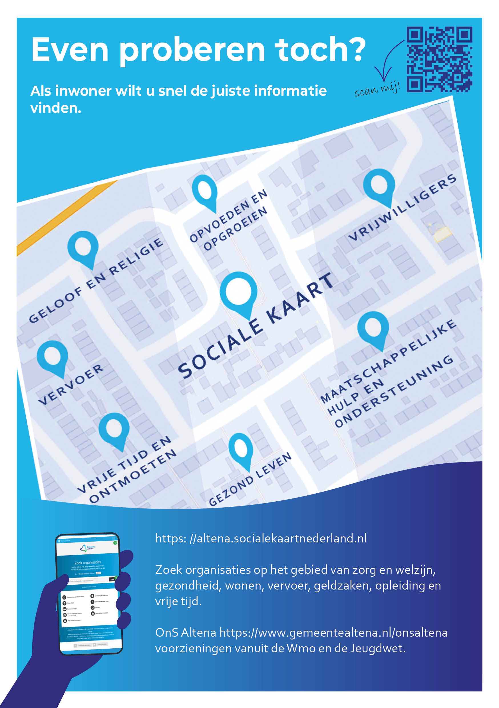 digitale sociale kaart