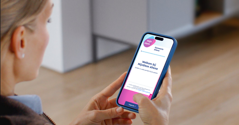 Smartphone MijnStem Altena