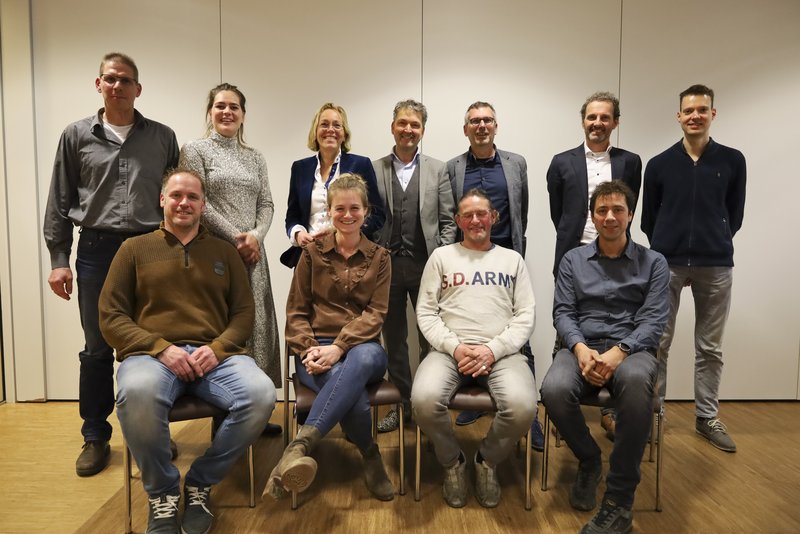 Groepsfoto deelnemers carbon farming