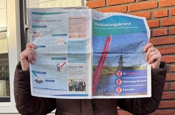 Afbeelding verkiezingskrant